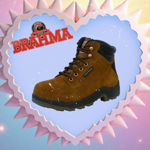 Brahma Diane II Leather Waterproof Work Boots Steel Toe -568034840 (Woman's 8.5) - Picture 9 of 9